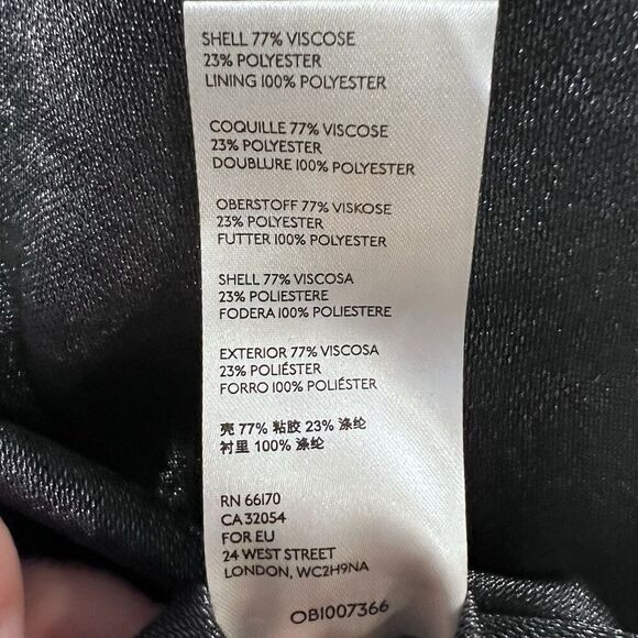 Free People Mara Dark Grey Metallic Puff Sleeve Shift Dress Oversized Size Large - Picture 8 of 10